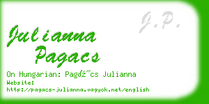 julianna pagacs business card